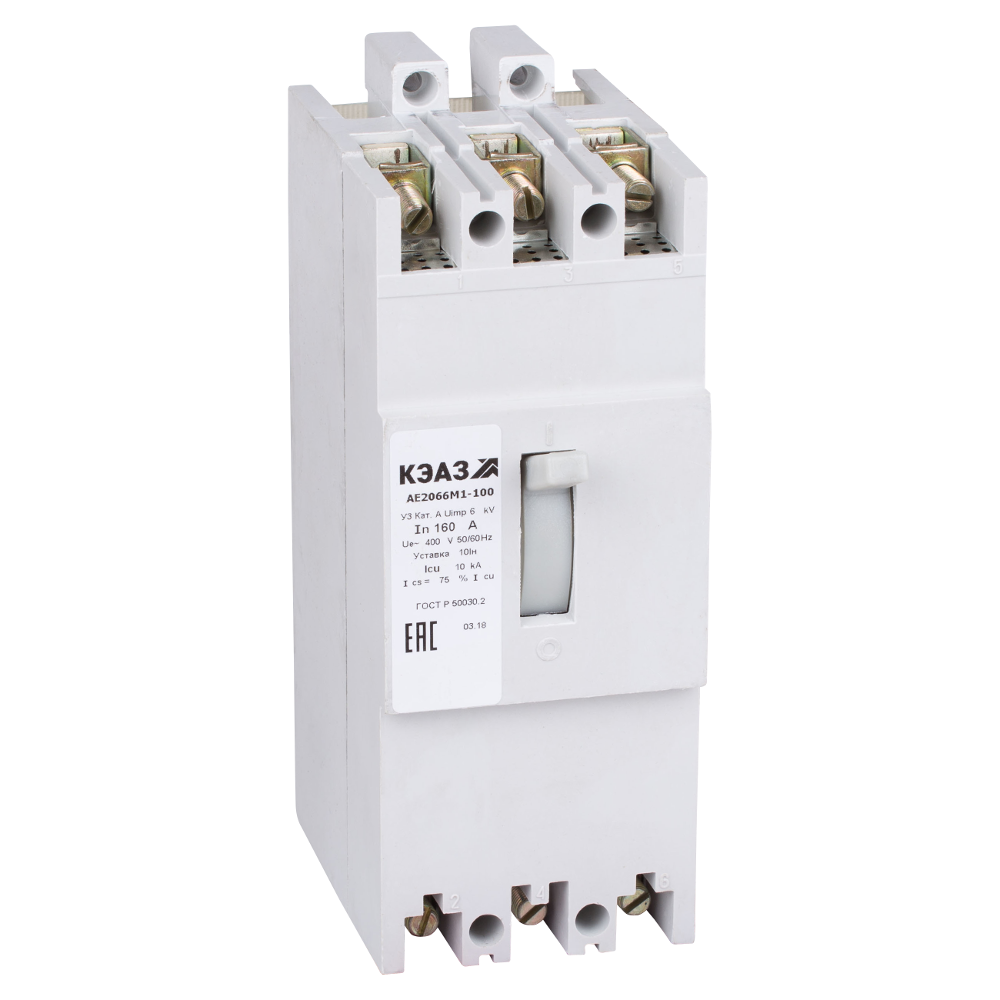 Выключатель автоматический АЕ2066М1-100-125А-5Iн-400AC-У3