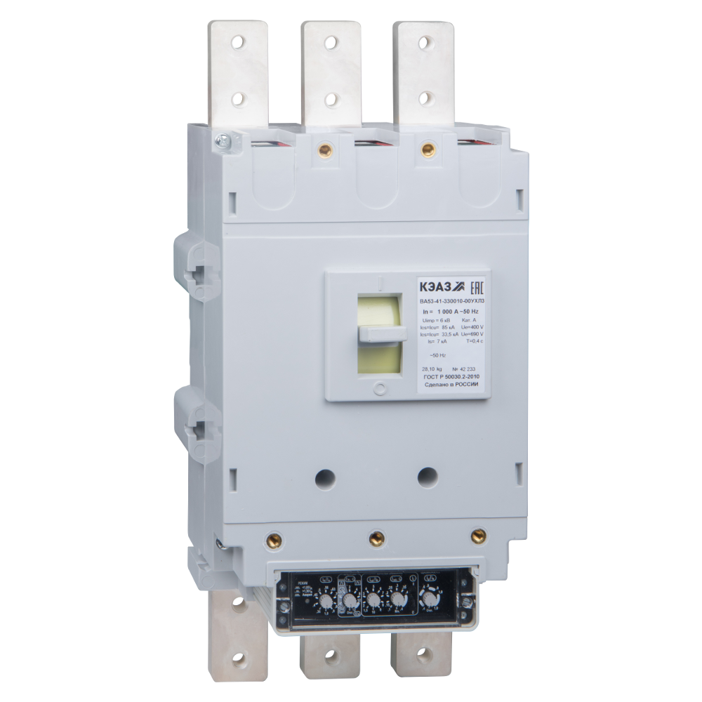 Выключатель автоматический ВА 5341 330010 1000А 690AC УХЛ3