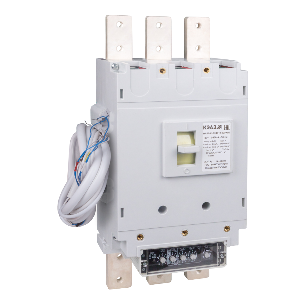 Выключатель автоматический ВА53-41-334710-630А-690AC-НР230AC/220DC-ОМ4-РЕГ-