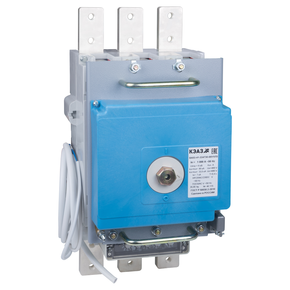 Выключатель автоматический ВА53-41-334630-400А-690AC-ПЭ230AC-УХЛ3-