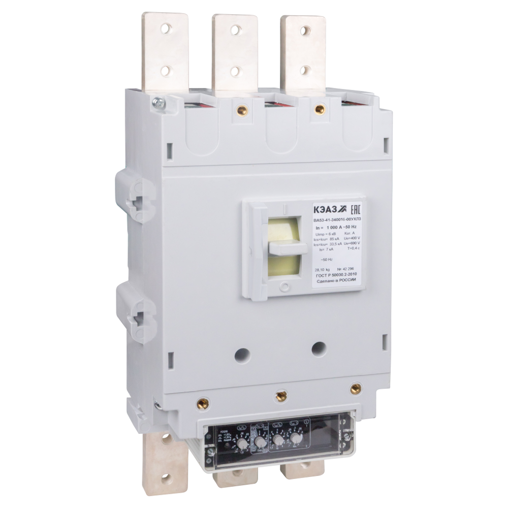 Выключатель автоматический ВА53-41-340016-630А-690AC-УХЛ3