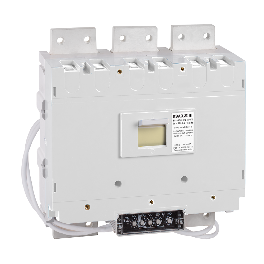 Выключатель автоматический ВА55-43-344510-1600А-690AC-УХЛ3