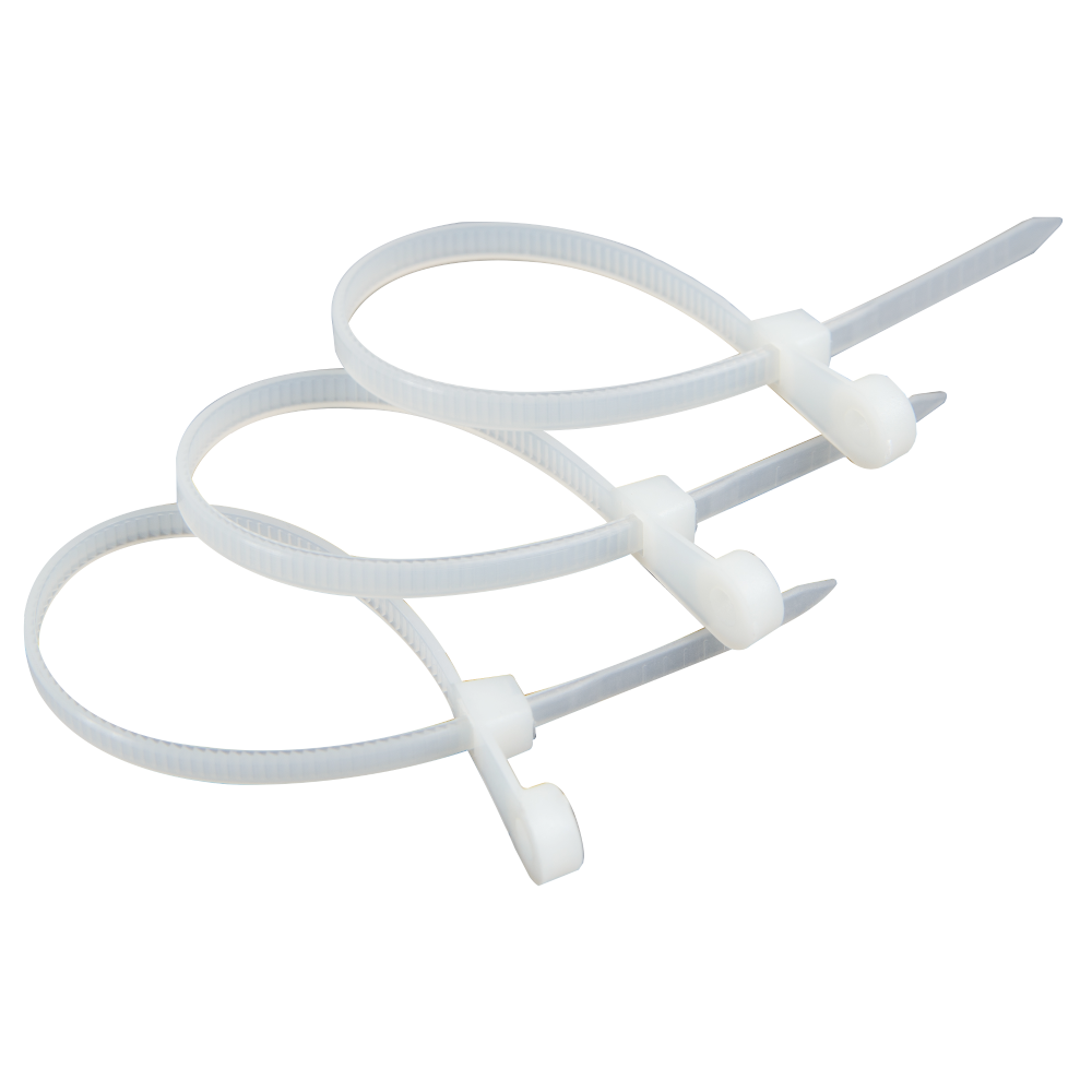 Хомут с отверстием OptiKit CT-O-N-3,5х150-белый (100шт)