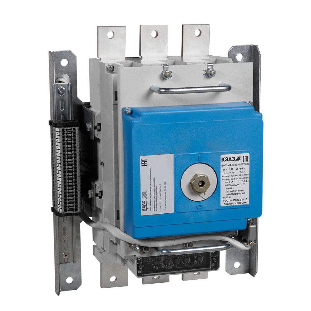 Блок замены автоматического выключателя Э06В-ВА55-41-331830-1000А-690 AC-НР230 AC/220DC-ПЭ230 AC-УХЛ3