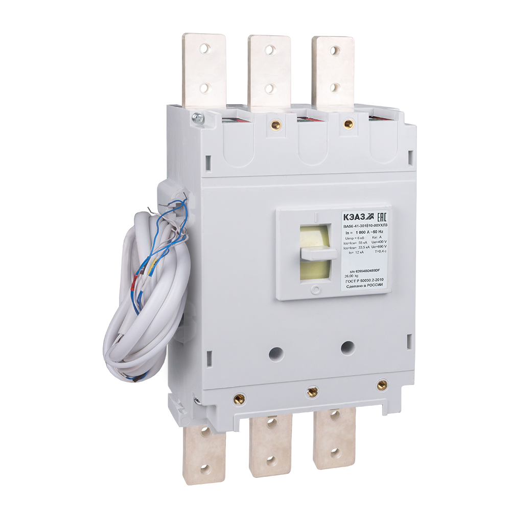Выключатель автоматический ВА56-41-801810-1000А-440DC-НР230AC/220DC-УХЛ3-