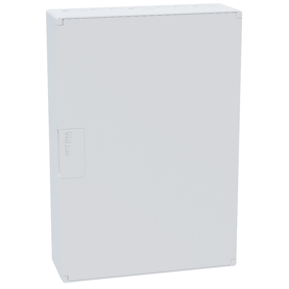 Щит  ЩРН-п-24 белый с белой дверью IP40 OptiBox PRO