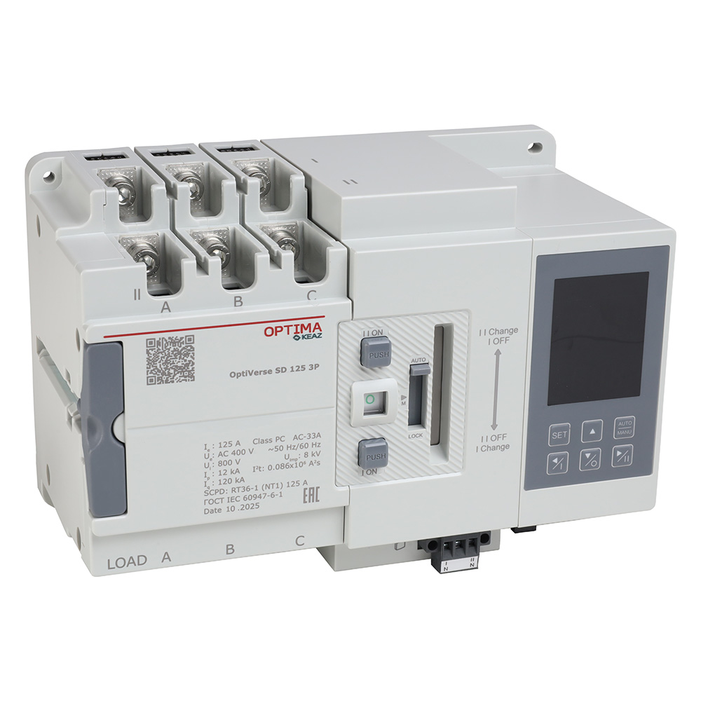 Устройство автоматического ввода резерва OptiVerse SD 125 3P