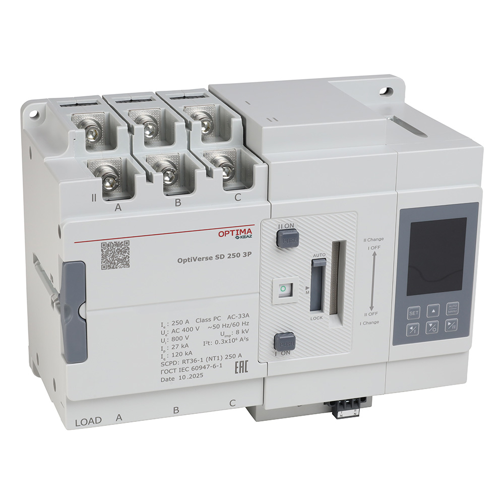 Устройство автоматического ввода резерва OptiVerse SD 250 4P