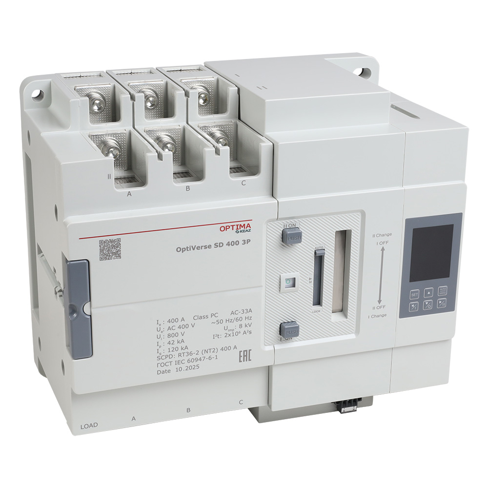 Устройство автоматического ввода резерва OptiVerse SD 400 3P