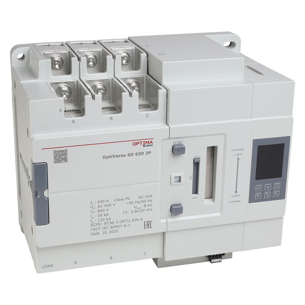 Устройство автоматического ввода резерва OptiVerse SD 630 4P