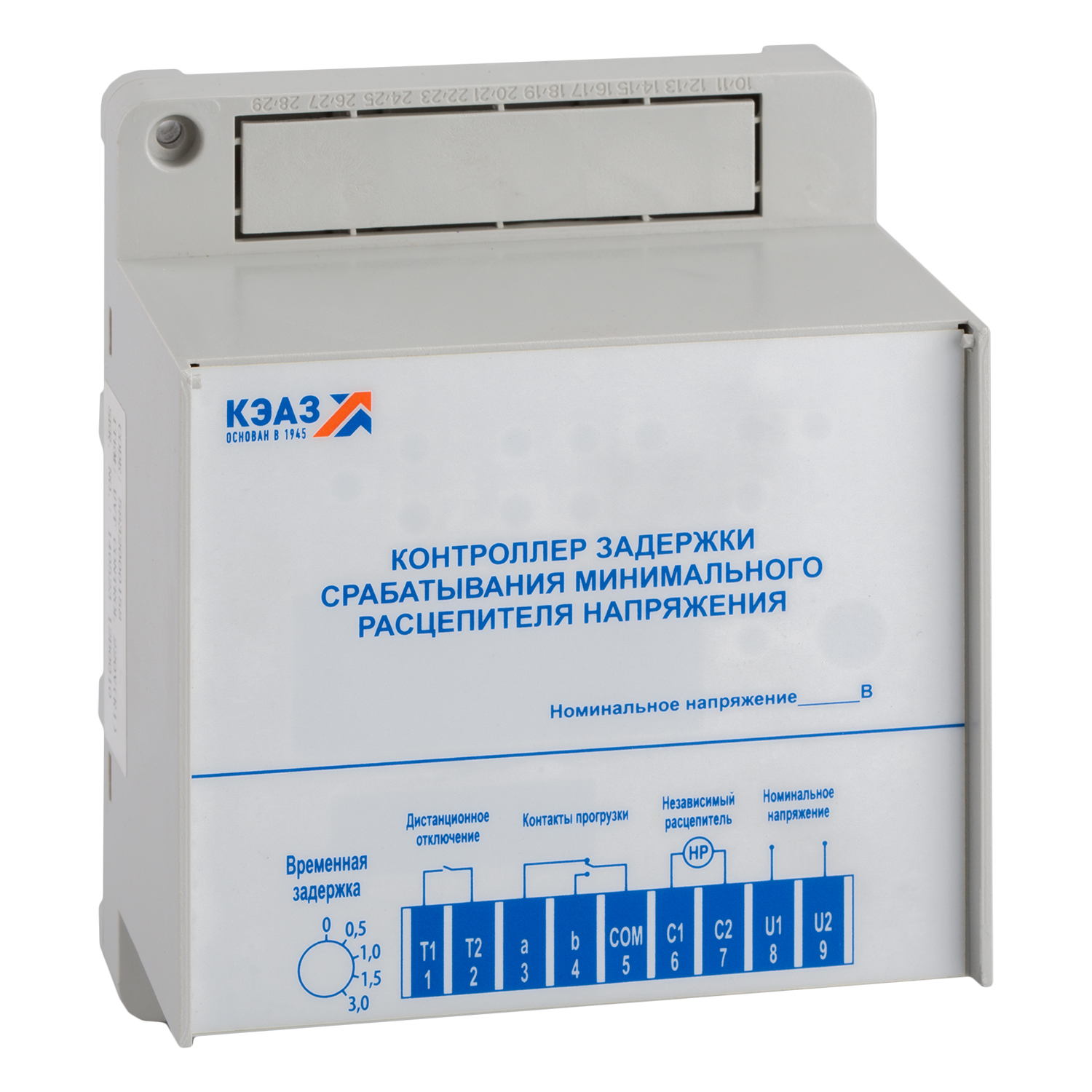 Контроллер задержки срабатывания минимального расцепителя напряжения Optimata-УХЛ3