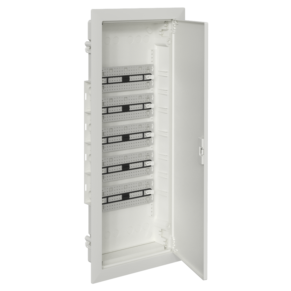 Щит ЩРВ-п-60 пластиковый мультимед. OptiBox Pro 60-VNM-IP40 60м. встраиваемый с пласт. белой дверцей  IP40