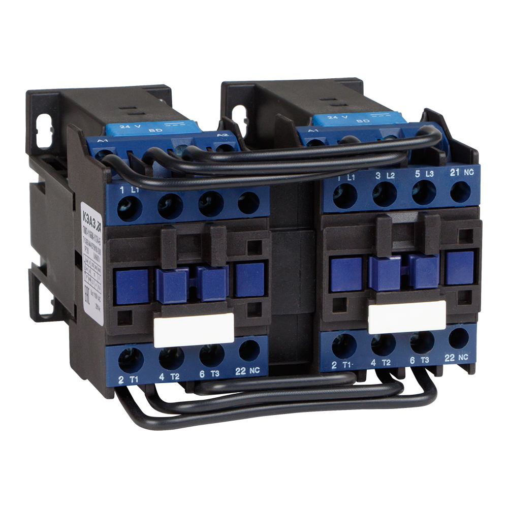 Контактор реверсивный ПМЛ-2565М-25А-24DC-УХЛ4-Б