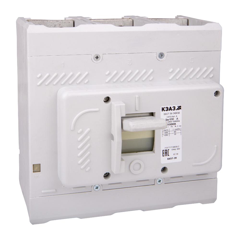 Выключатель автоматический ВА57-39-340016-630А-6300-690AC-УХЛ3-КЭАЗ