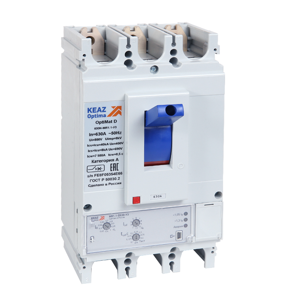Выключатель автоматический OptiMat D400N-MR2-ОМ4-РЕГ