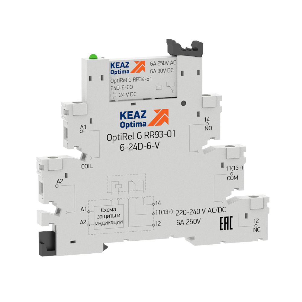 Фотореле OptiRel D FMR-15-240А-1 с датчиком 1,5м 16А 1СО 110-240АС