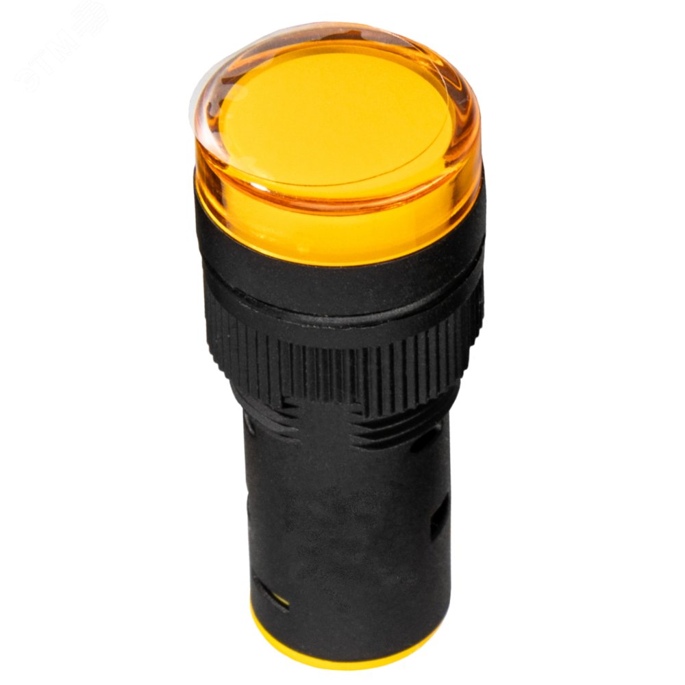 Изображение товара Лампа AD16DS(LED) светосигнальный индикатор 16 мм желтый 230 В