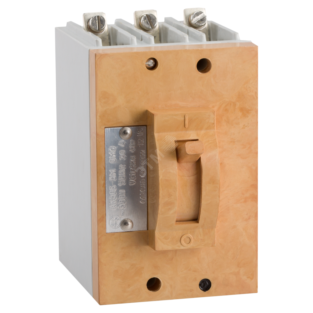 Выключатель автоматический АК50Б-400-3М-6IН 5.00А ОМ3 регистр (105488 ...