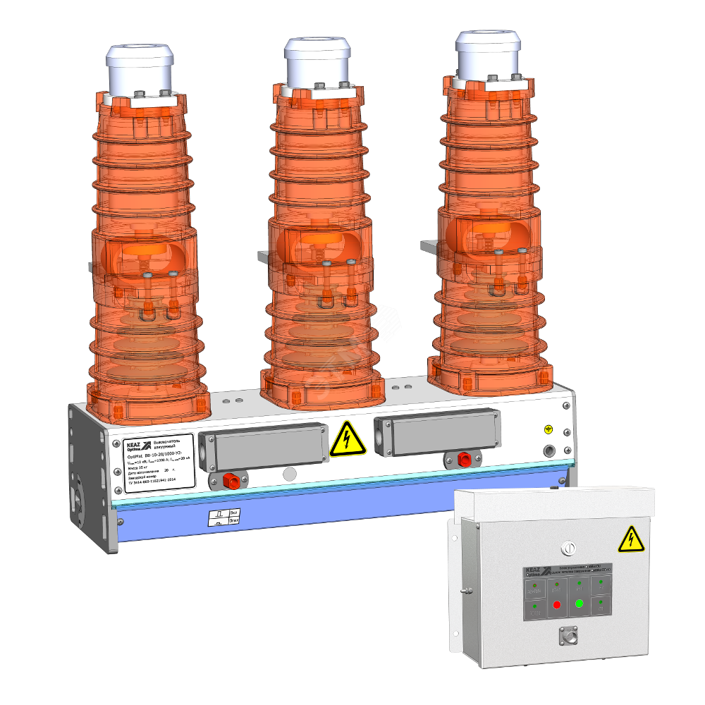 Выключатель вакуумный Optimat ВВ-10-20/630-У2-530 с блоком управления ...
