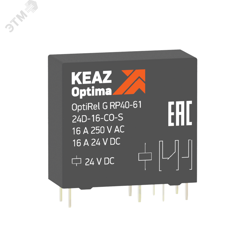 Изображение товара Промежуточное реле OptiRel G RP40-61-24D-16-CO-S для автоматизации