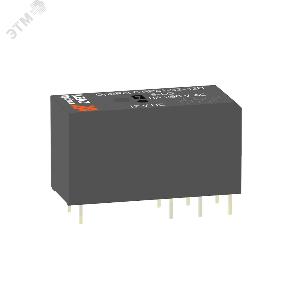 Реле промежуточное OptiRel G RP41-52-24D-8-CO/W артикул 281043 КЭАЗ ...