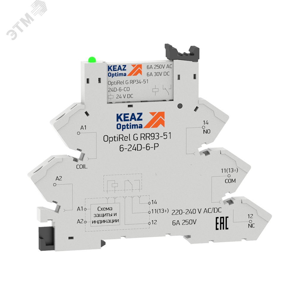 Изображение товара Релейный модуль OptiRel G RM38-61-24U-6-P-CO (шт)