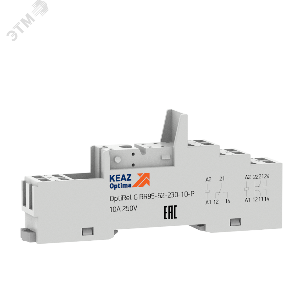 Изображение товара Розетка для реле OptiRel G RR95-52-230-10-P для автоматизации и сигнализации