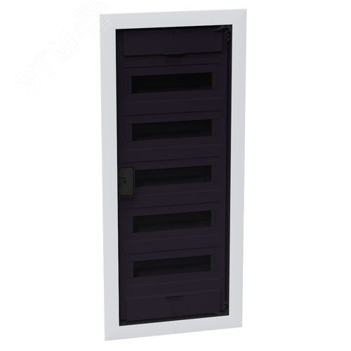 Изображение товара Щит ЩРВ-п-60 пластиковый распред. OptiBox Pro 60-VKR-IP40 60м. встраиваемый с пласт. черной прозрач. дверцей IP40 (шт)