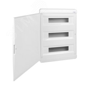 Щит распределительный встраиваемый пластиковый 54 модуля ЩРВ-п-54 OptiBox P-BVN-2-54-IP41 - фото 4