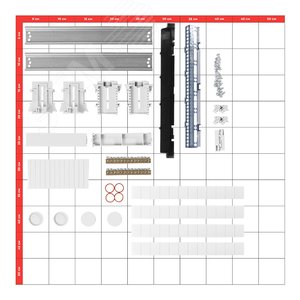 Щит распределительный навесной пластиковый 24 модуля ЩРН-п-24 OptiBox P-BNK-3-24-IP65 - фото 2