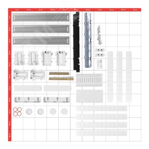 Щит распределительный навесной пластиковый 36 модулей ЩРН-п-36 OptiBox P-BNK-3-36-IP65 - фото 2