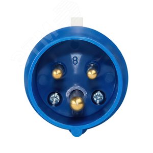 Вилка 013-16А-6h-220AC-2P+PE-IP44 - фото 3