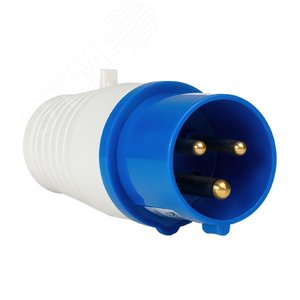 Вилка 023-32А-6h-220AC-2P+PE-IP44 - фото 3