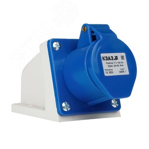 Розетка 113-16А-6h-220AC-2P+PE-IP44 - фото 4