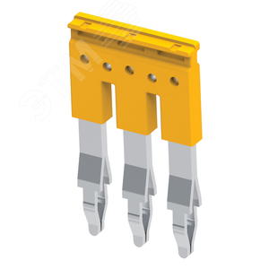 Изображение товара Перемычка гребенчатая 3 полюса OptiClip JX4 для пруж. клемм сечением 4 кв.мм (шт)