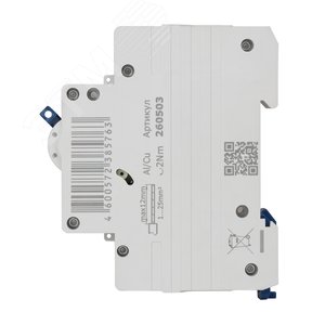 Выключатель автоматический однополюсный 16А C 6кА AC OptiDin BM63-1C16-УХЛ3 - фото 4