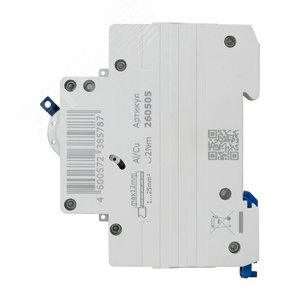 Выключатель автоматический однополюсный 20А C 6кА AC OptiDin BM63-1C20-УХЛ3 - фото 4