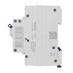 Выключатель автоматический однополюсный 25А C 6кА AC OptiDin BM63-1C25-УХЛ3 - фото 4