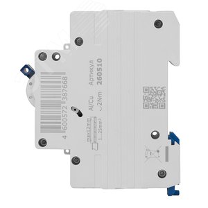 Выключатель автоматический однополюсный 40А C 6кА AC OptiDin BM63-1C40-УХЛ3 - фото 3
