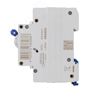 Выключатель автоматический двухполюсный 25А C 6кА AC OptiDin BM63-2C25-УХЛ3 - фото 4