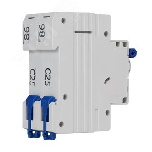 Выключатель автоматический двухполюсный 25А C 6кА AC OptiDin BM63-2C25-УХЛ3 - фото 5