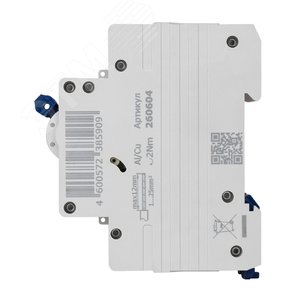 Выключатель автоматический двухполюсный 32А C 6кА AC OptiDin BM63-2C32-УХЛ3 - фото 3