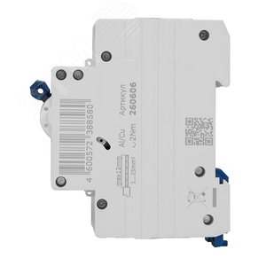 Выключатель автоматический двухполюсный 40А C 6кА AC OptiDin BM63-2C40-УХЛ3 - фото 3