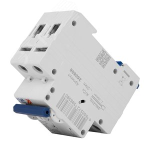 Выключатель автоматический двухполюсный 40А C 6кА AC OptiDin BM63-2C40-УХЛ3 - фото 5