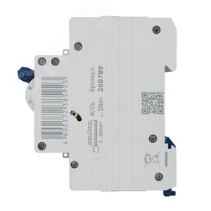 Выключатель автоматический трехполюсный 10А C 6кА AC OptiDin BM63-3C10-УХЛ3 - фото 3