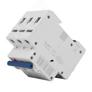 Выключатель автоматический трехполюсный 25А C 6кА AC OptiDin BM63-3C25-УХЛ3 - фото 5