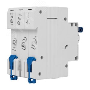 Выключатель автоматический трехполюсный 63А C 6кА AC OptiDin BM63-3C63-УХЛ3 - фото 4