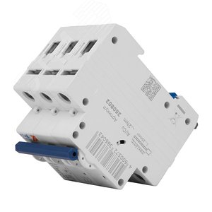 Выключатель автоматический трехполюсный 63А C 6кА AC OptiDin BM63-3C63-УХЛ3 - фото 5