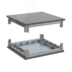 Комплект, крыша и основание, для оцинкованных шкафов OptiBox M, 300x400 мм
