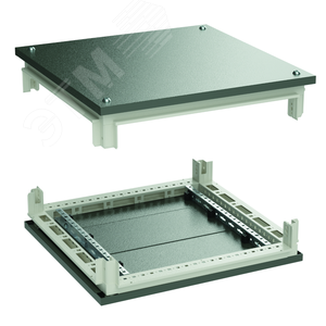 Комплект, крыша и основание для окрашенных шкафов Optibox M, 1000x600 мм